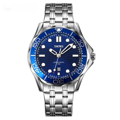 Orologio al quarzo luminescente da uomo