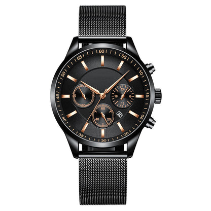 Orologio uomo mesh impermeabile