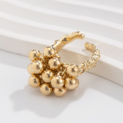 Anello perla geometrica