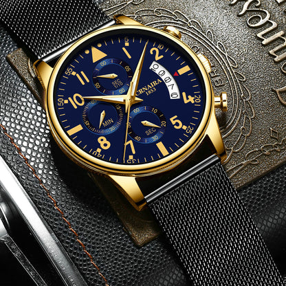 Orologio acciaio impermeabile da uomo semplice