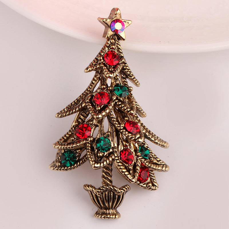 Spilla Albero Natale Retrò