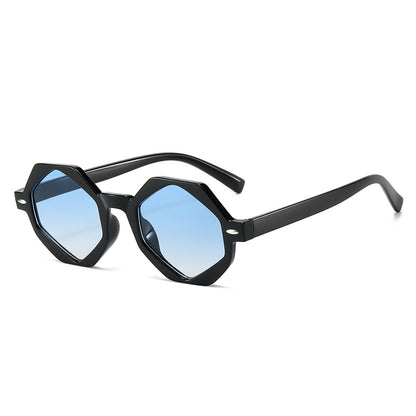 Occhiali da sole poligonali UV