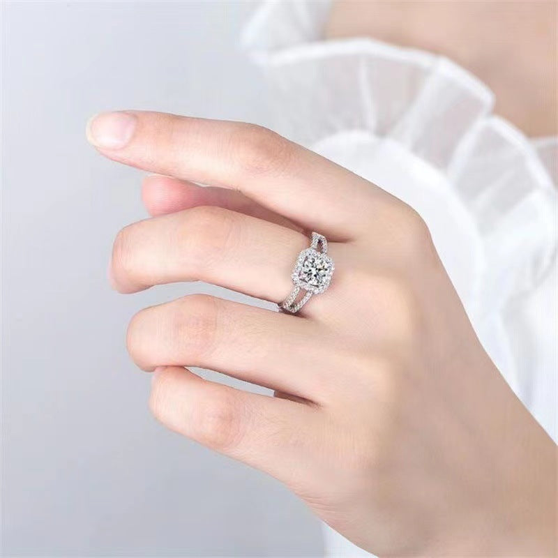 Anello topazio e diamanti