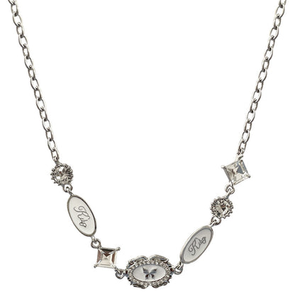 Collana farfalla bianca