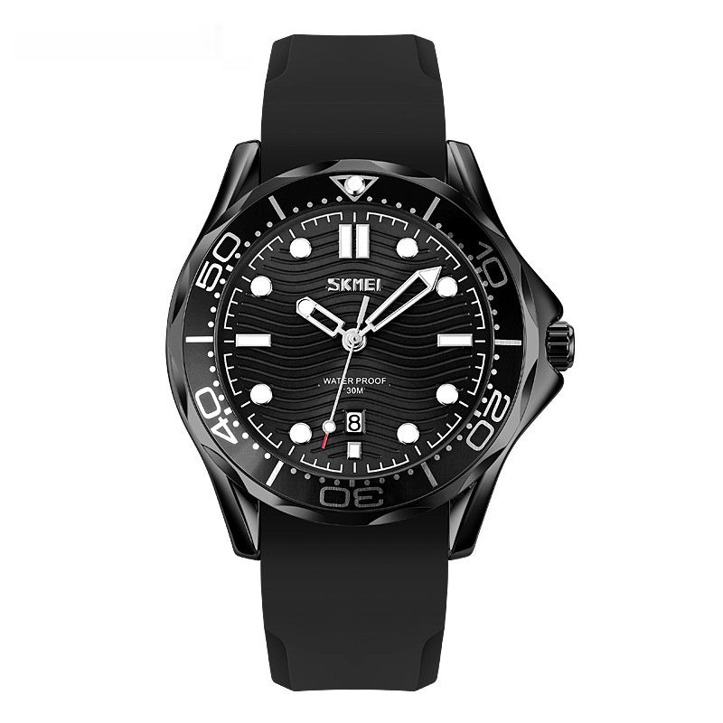 Orologio al quarzo luminescente da uomo