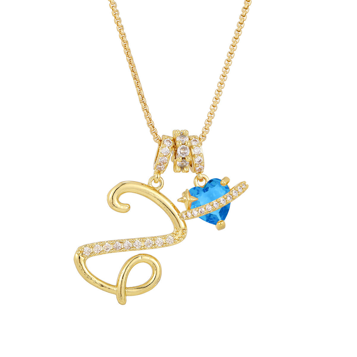 Collana lettere alfabeto da bambina