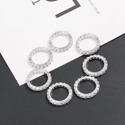 Anello ottone strass