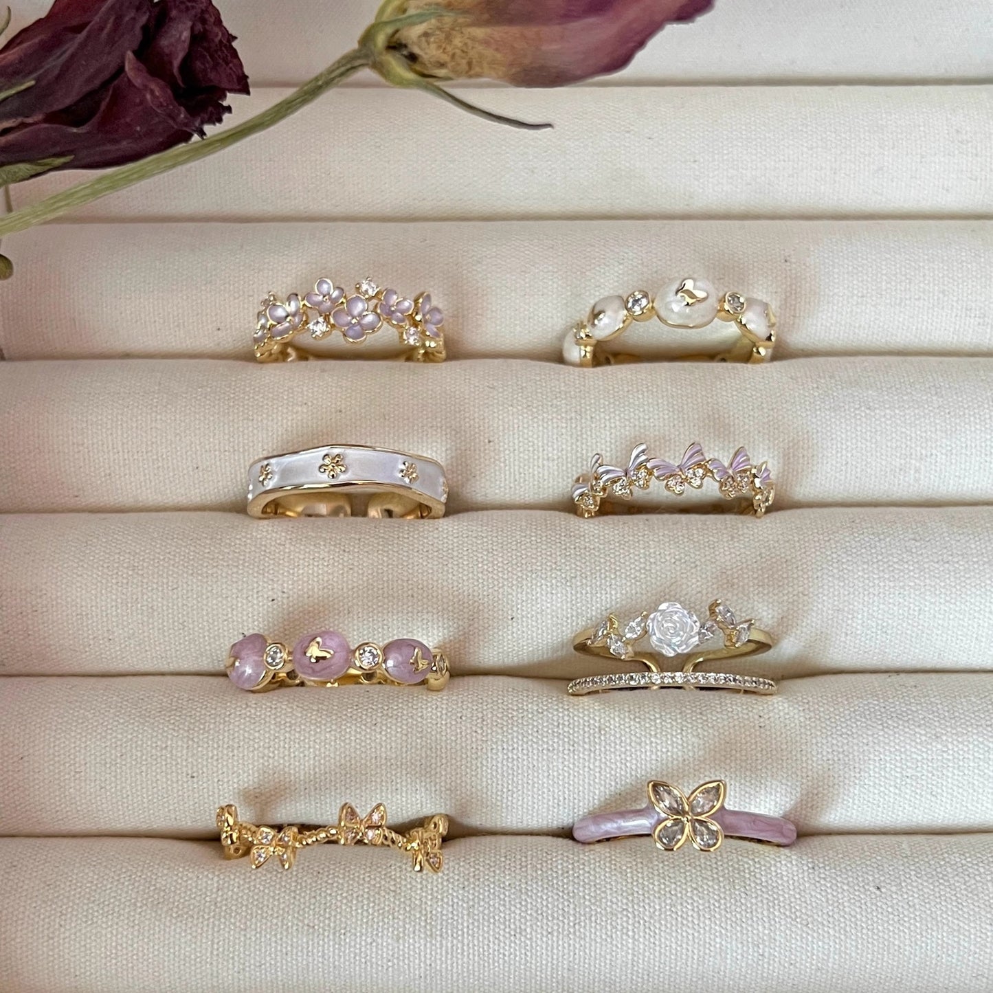 Anello farfalla stile coreano