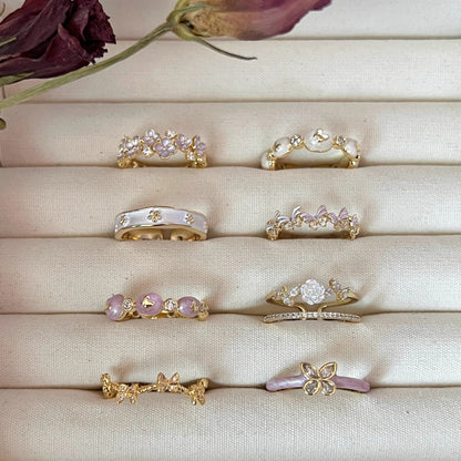 Anello farfalla stile coreano