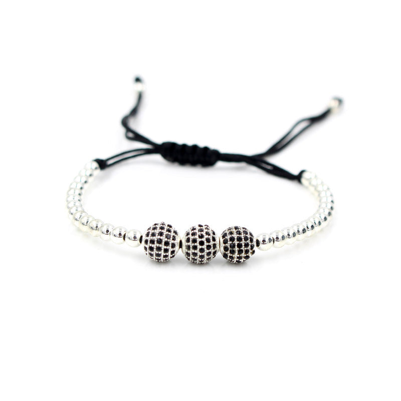 Bracciale perle zirconi