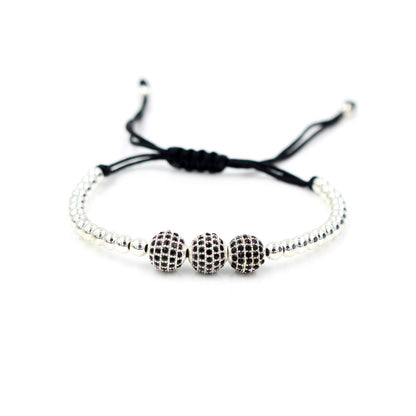 Bracciale perle zirconi