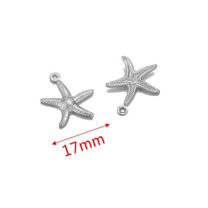 Collana stella marina e conchiglia piccola