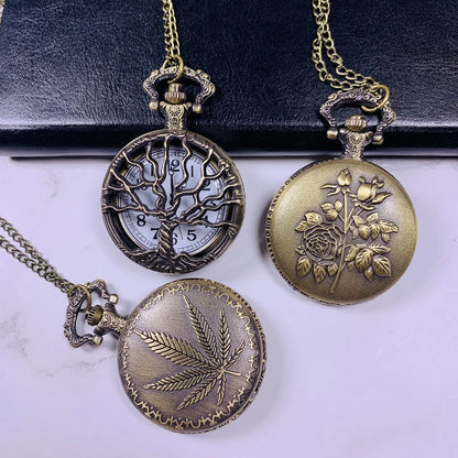 Orologio al quarzo foglia d'acero