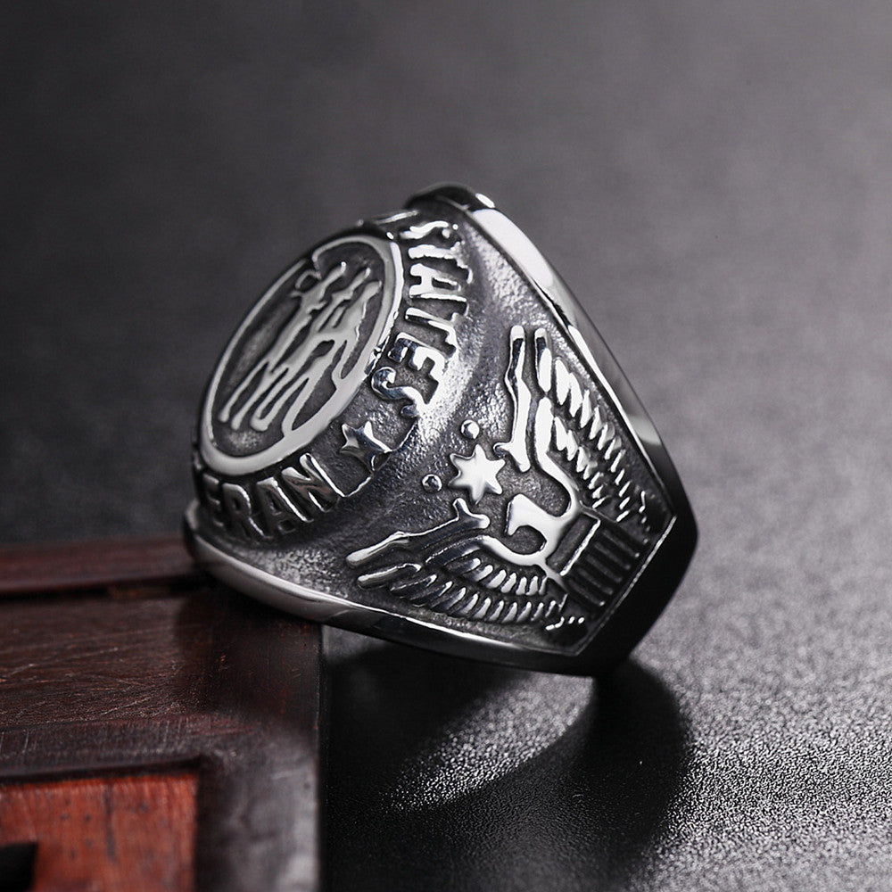 Anello uomo titanio personalizzabile
