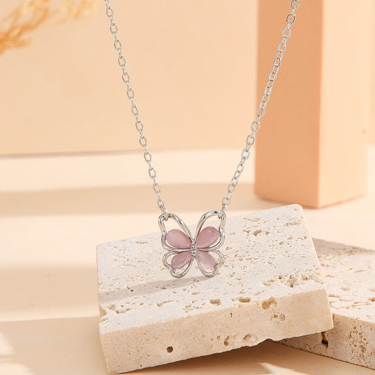 Collana farfalla multicolore