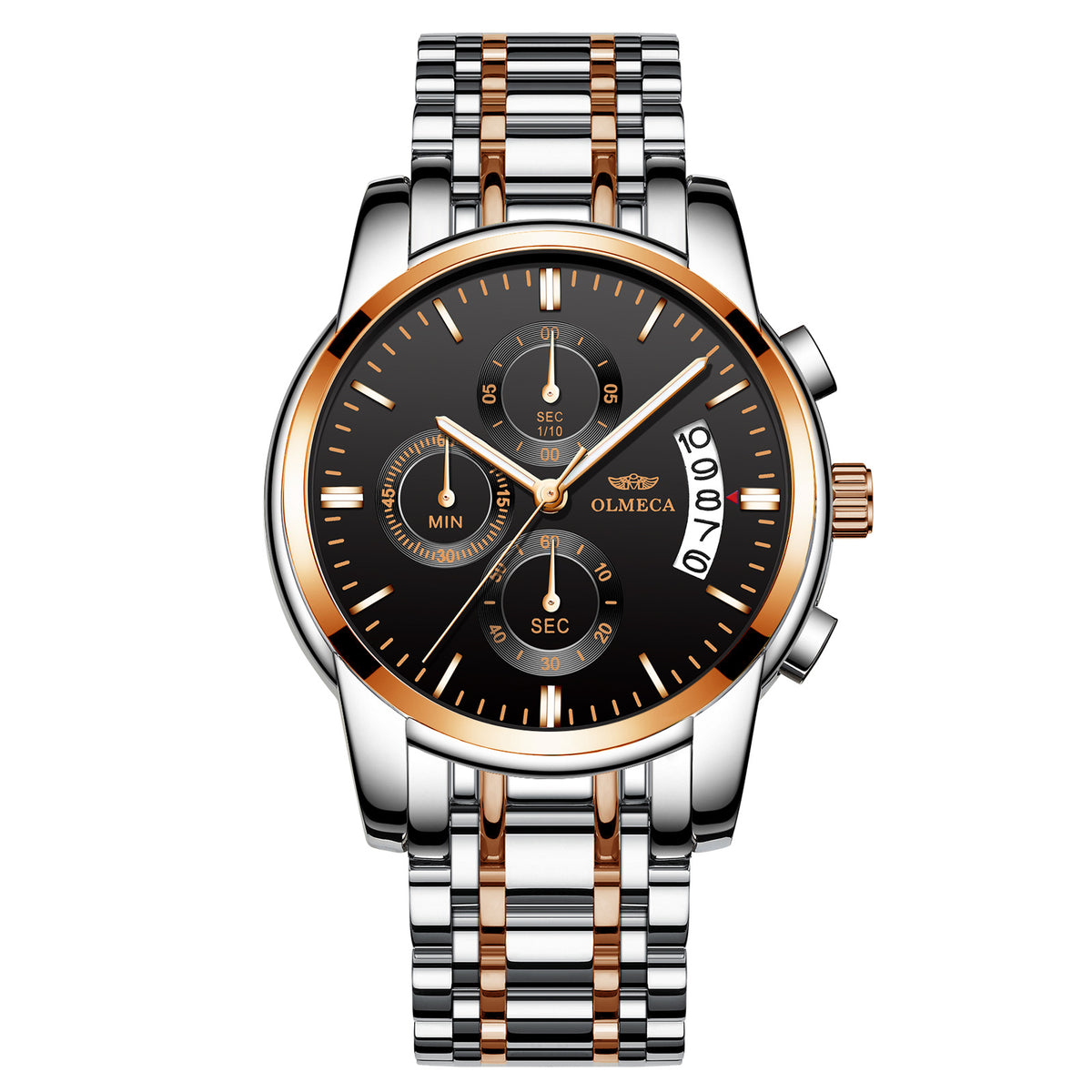Orologio acciaio luminoso farfalla