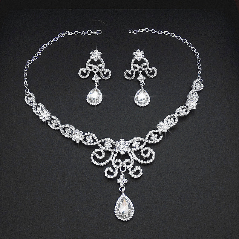 Collana sposa strass