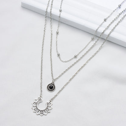 Collana Loto Strati Argento