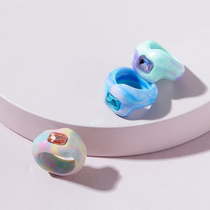 Anello resina acrilico