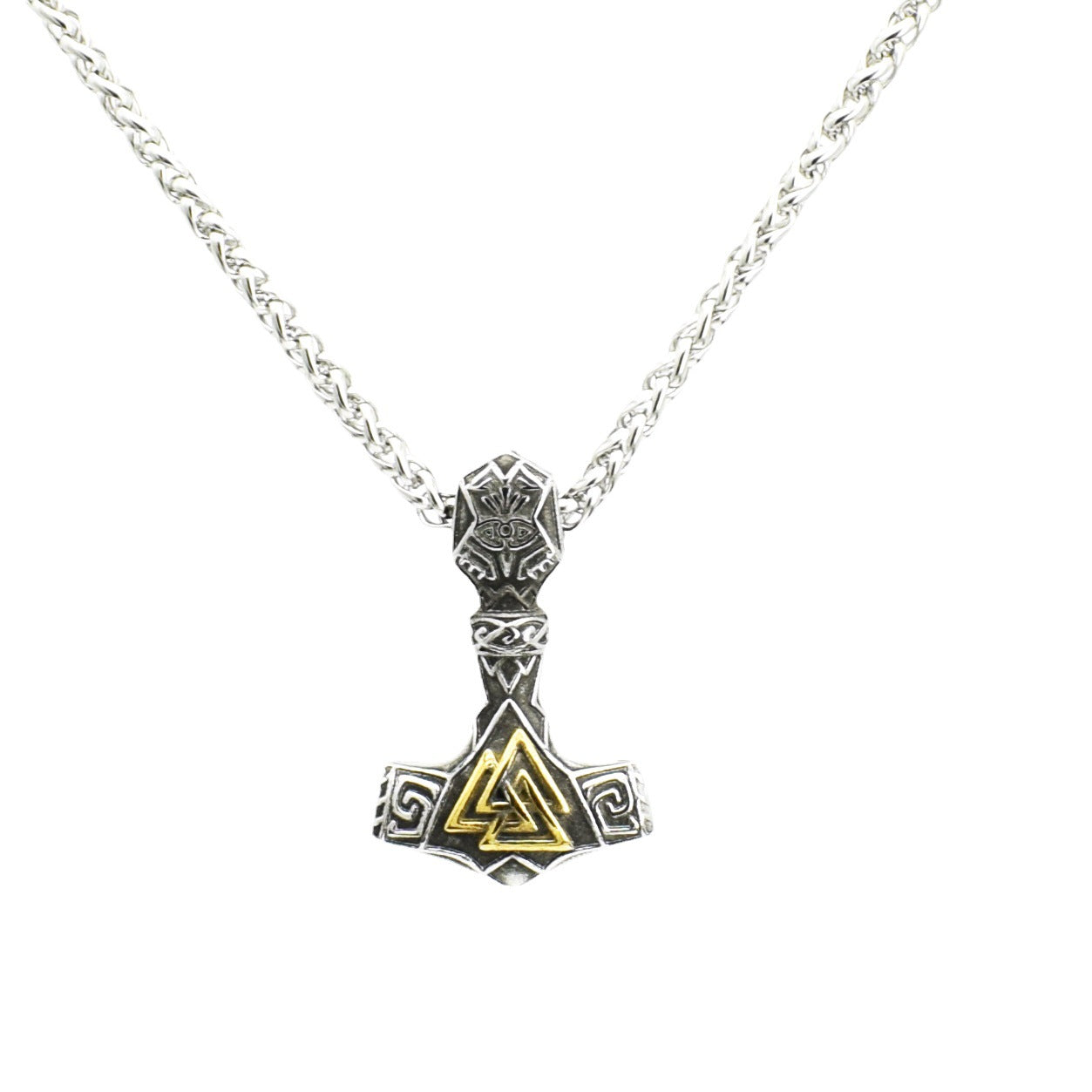 Charm martello vichingo bicolore