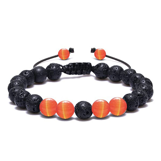 Bracciale occhio di gatto colorato