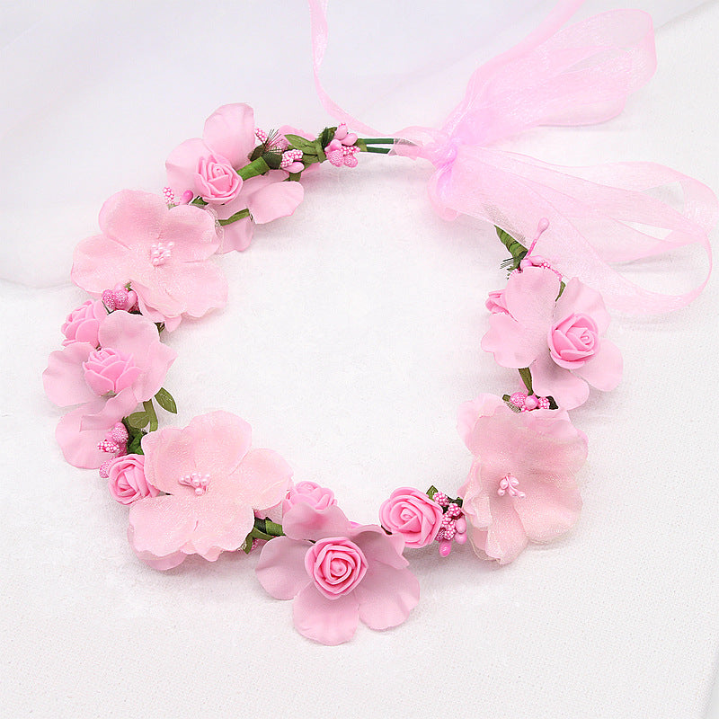 Corona floreale sposa