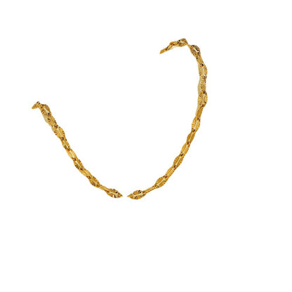 Collana acciaio labbra