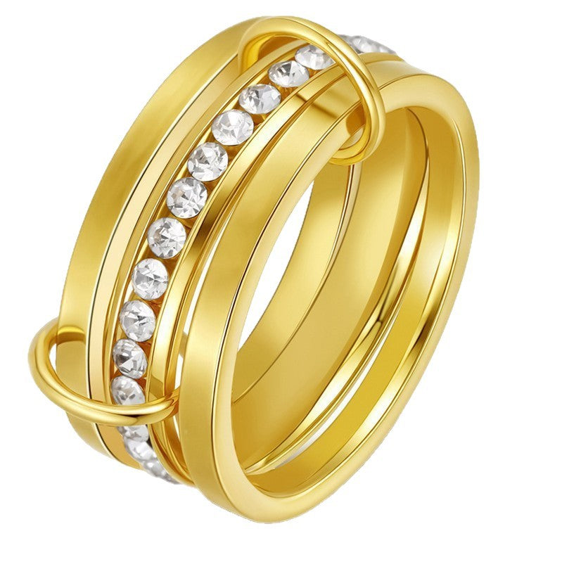 Anello acciaio inox