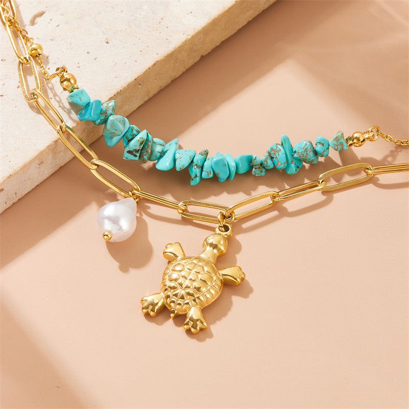 Bracciale tartaruga turchese
