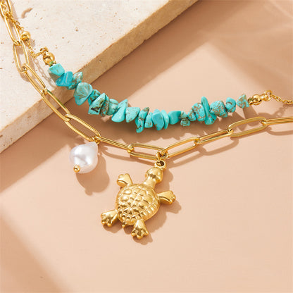 Bracciale tartaruga turchese