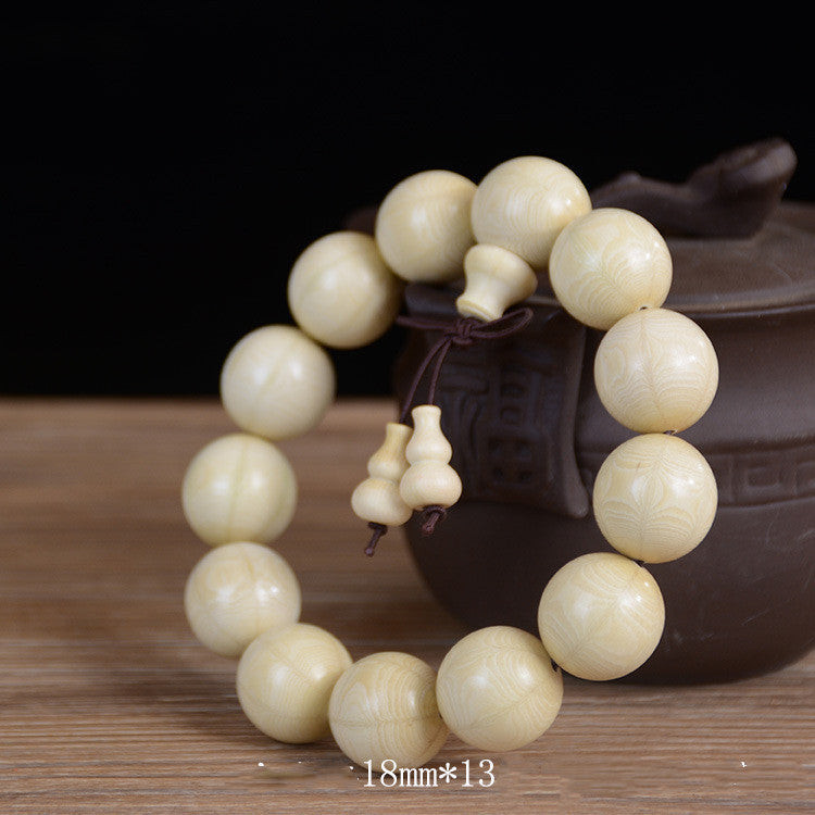 Braccialetto perle Buddha con abelia