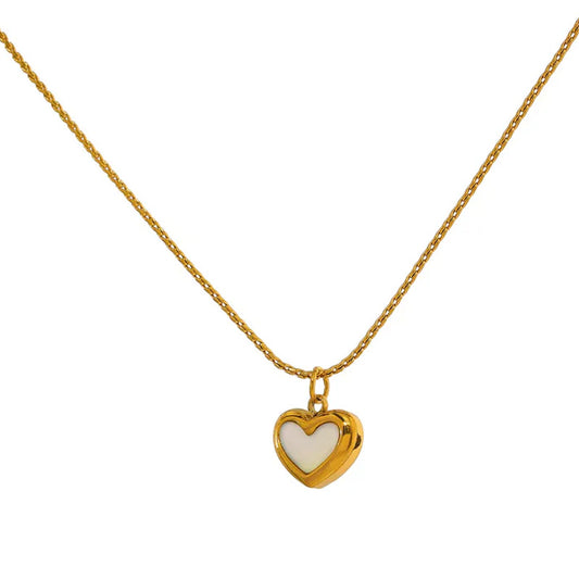 Collana cuore oro 18 carati