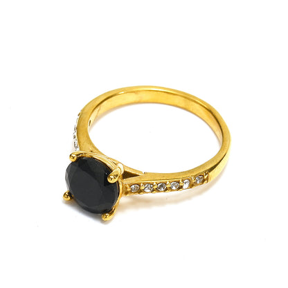 Anello zirconi a griffa