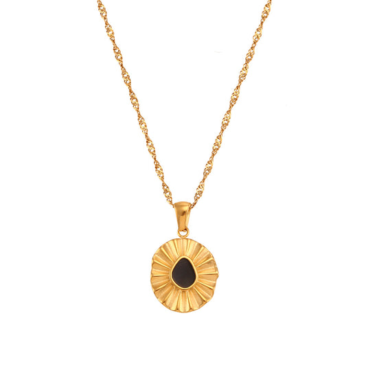Collana girasole a onde