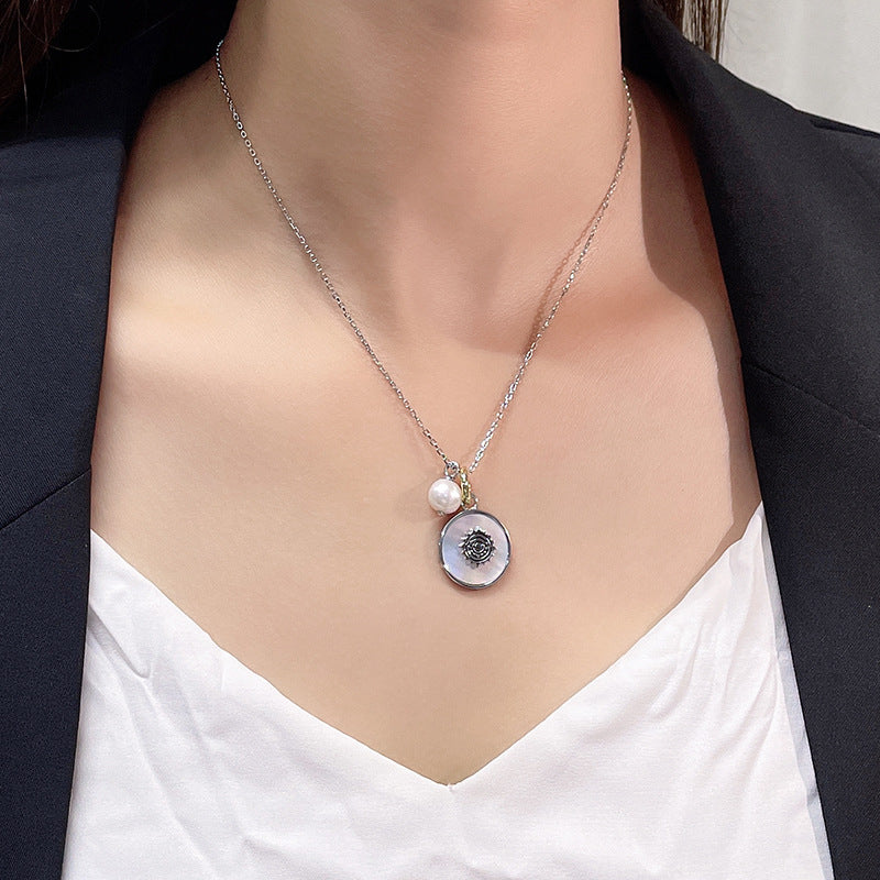 Collana perla barocca argento 925