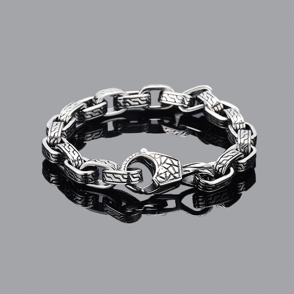 Bracciale da uomo in titanio vintage