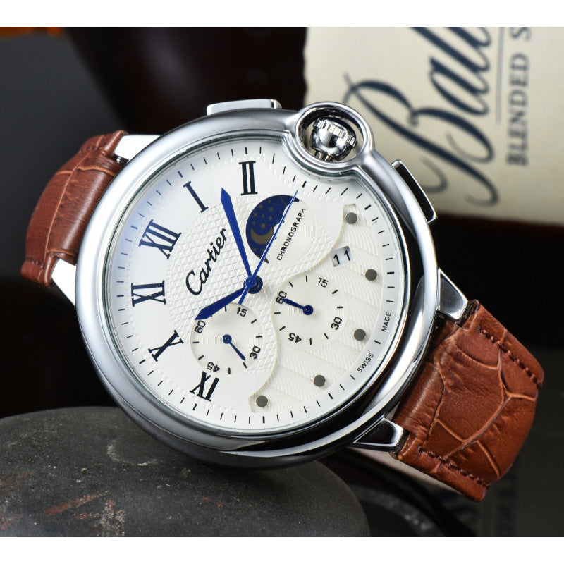 Orologio uomo business gomma