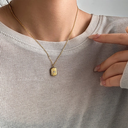 Collana doppio strato paillettes diamante