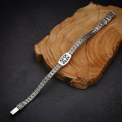 Braccialetto Argento Zircone Blu