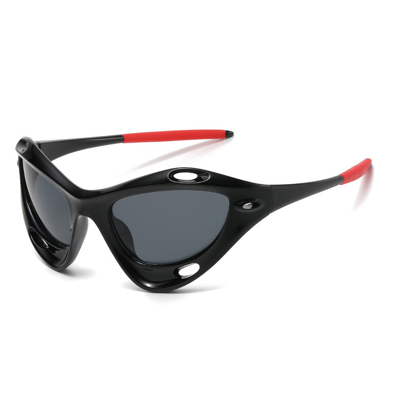 Occhiali da sole cat-eye oversize