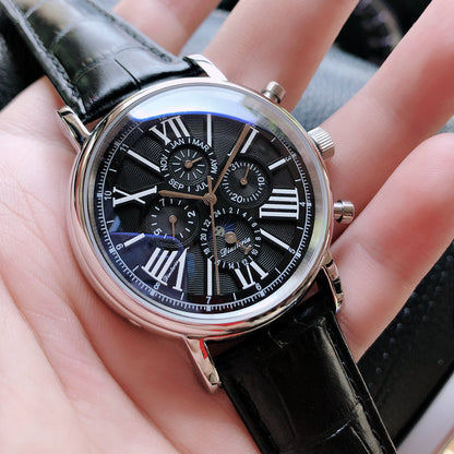 Orologio meccanico uomo pelle