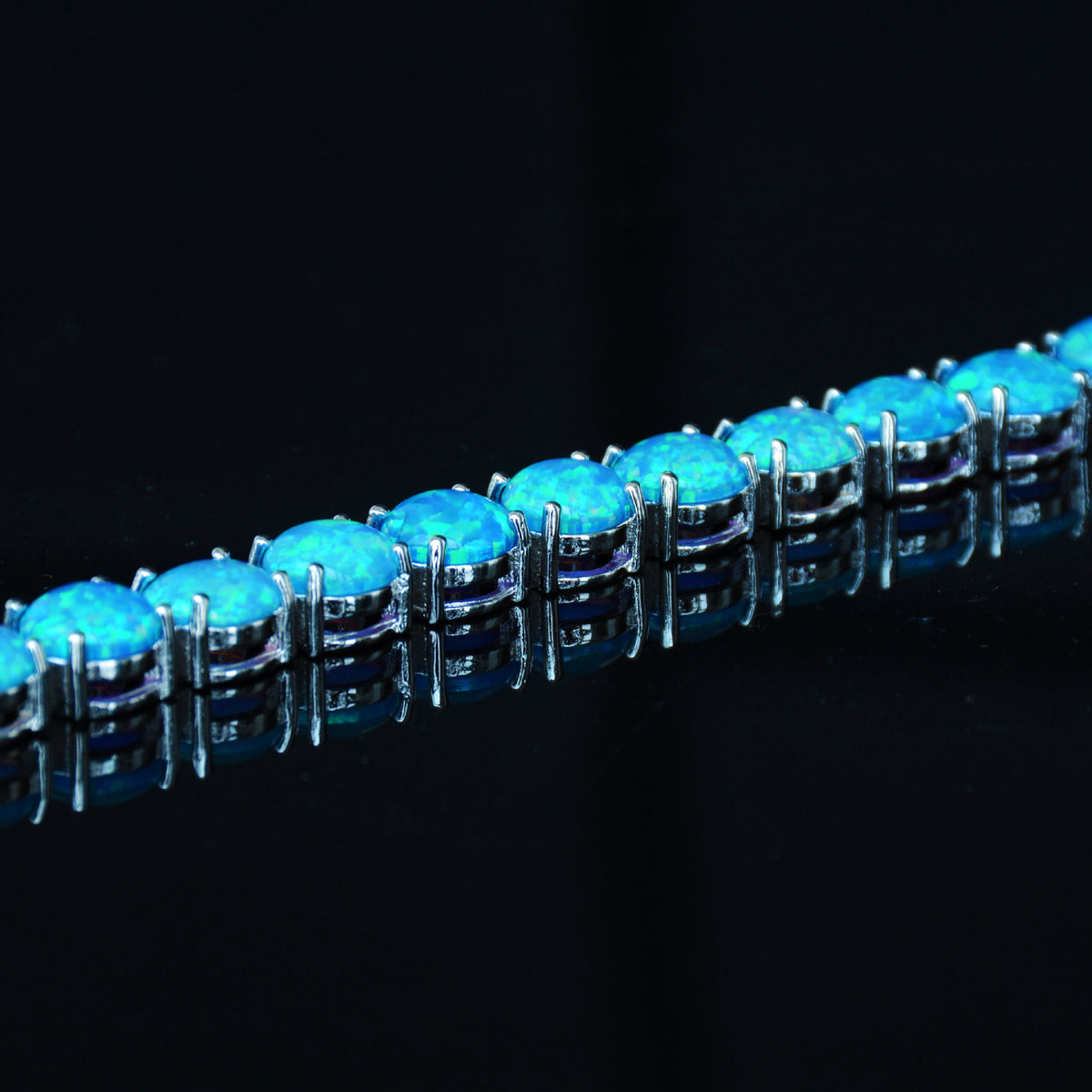 Bracciale Opale Bianco e Blu