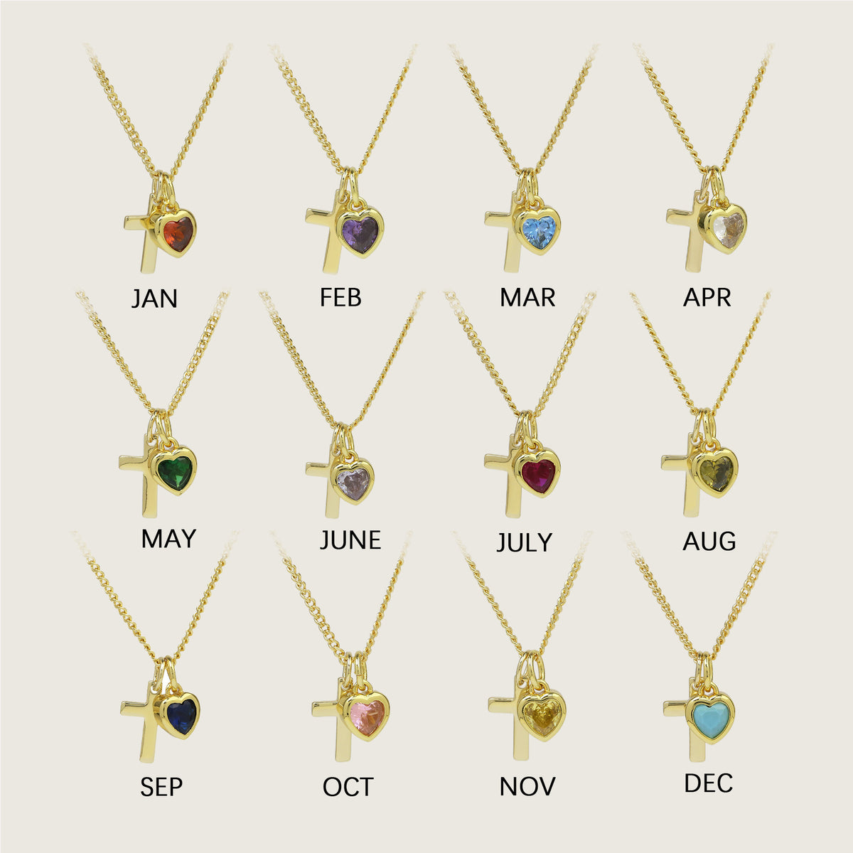Collana cuore dicembre