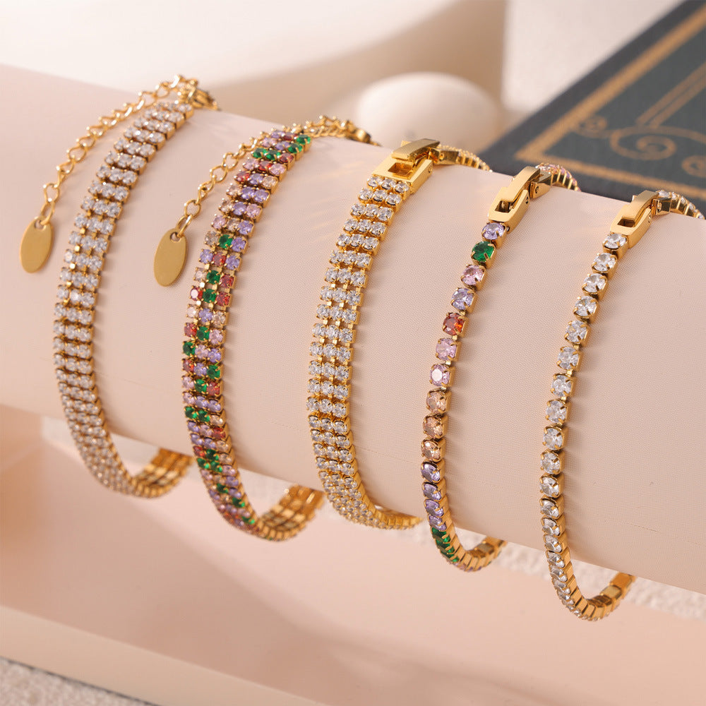 Bracciale acciaio titanio francese