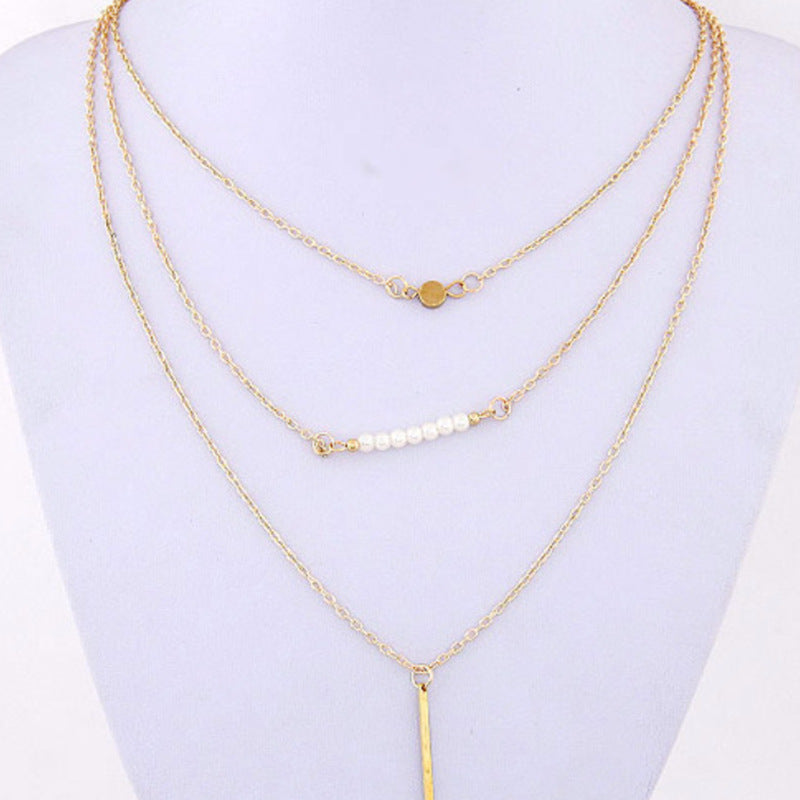 Collana Perle Geometrica