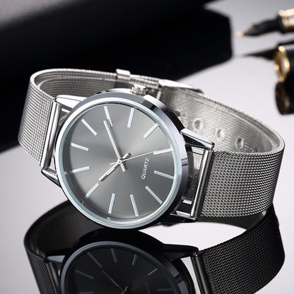 Orologio acciaio lineare