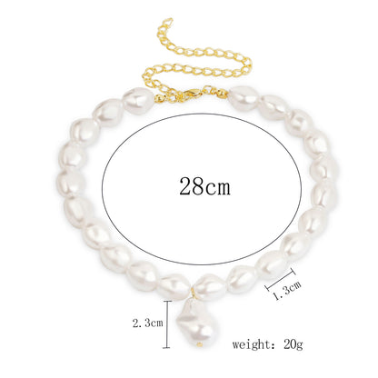 Collana perle barocche Retro esagerata