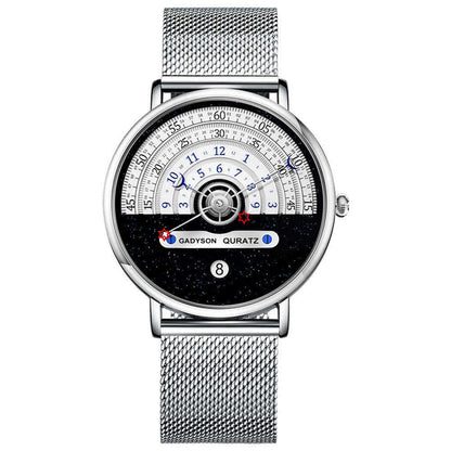 Orologio da uomo con calendario cinturino in lega