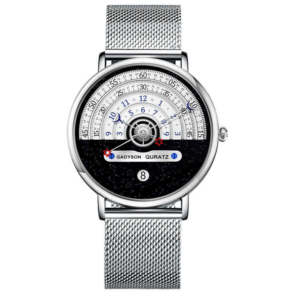 Orologio da uomo con calendario cinturino in lega