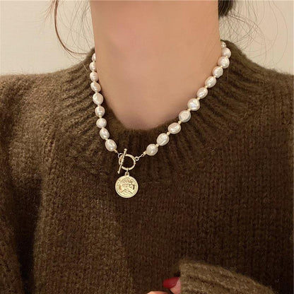 Collana perle rotonda